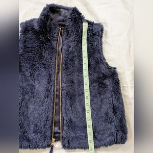 Crewcuts Faux Fur Navy Vest